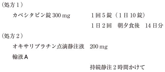 オキサリプラチン点滴静注液の希釈に用いた輸液はどれか 104回薬剤師国家試験問206